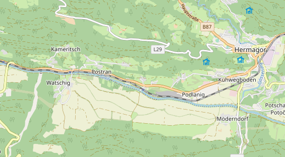 Monteurzimmer auf Karte
