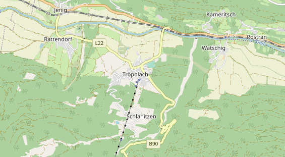 Monteurzimmer auf Karte