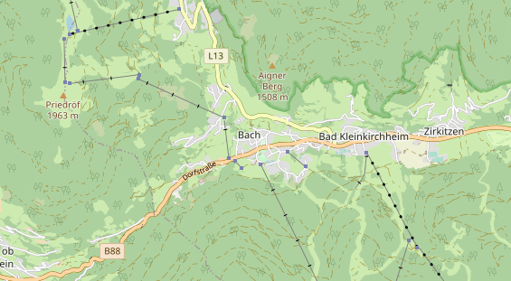 Monteurzimmer auf Karte