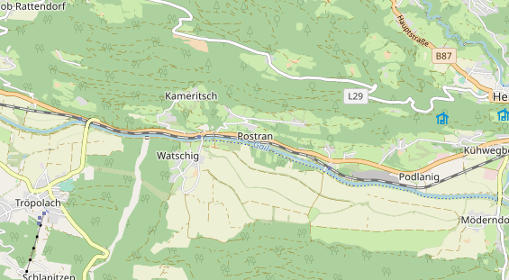 Monteurzimmer auf Karte