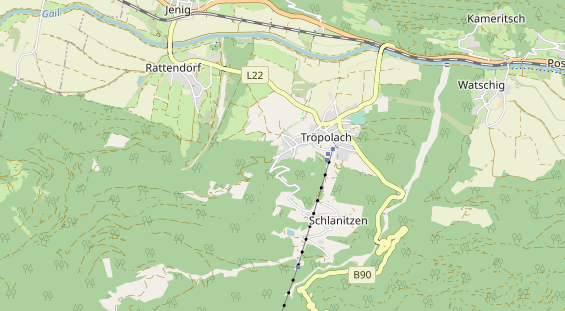 Monteurzimmer auf Karte