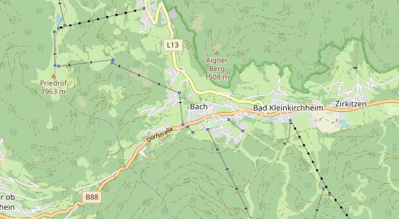 Monteurzimmer auf Karte