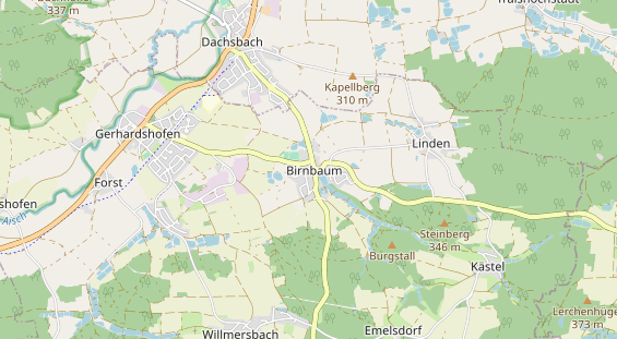 Monteurzimmer auf Karte