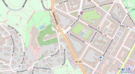 Monteurzimmer auf Satellitenbild