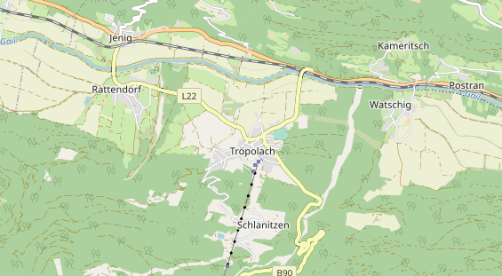 Monteurzimmer auf Karte