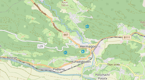 Monteurzimmer auf Karte