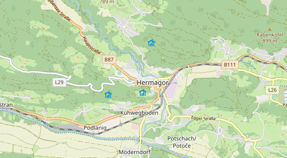 Monteurzimmer auf Karte