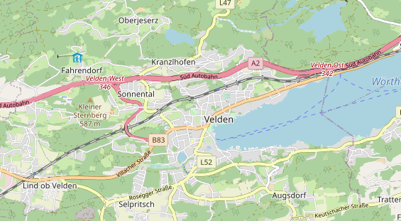 Monteurzimmer auf Karte