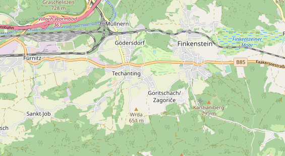 Monteurzimmer auf Karte