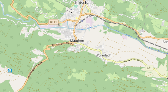 Monteurzimmer auf Karte