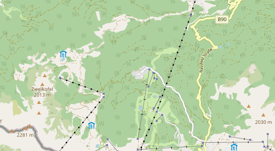 Monteurzimmer auf Karte