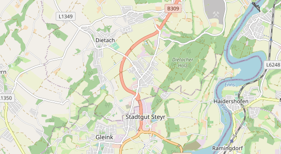 Monteurzimmer auf Karte