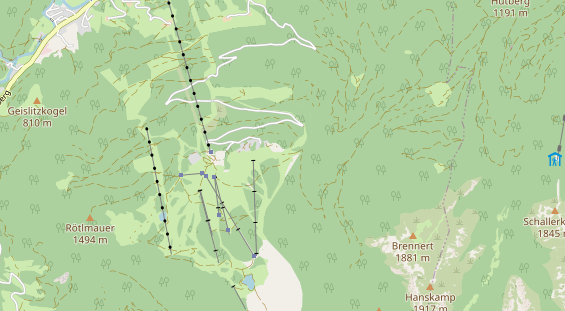 Monteurzimmer auf Karte