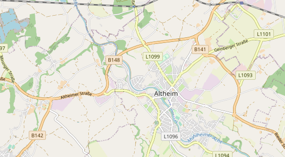 Monteurzimmer auf Karte