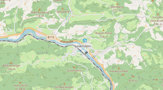 Monteurzimmer auf Karte