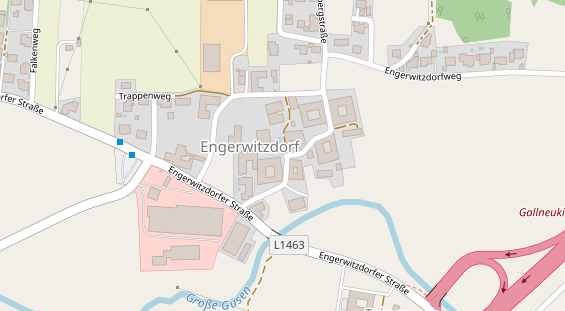 Monteurzimmer auf Satellitenbild