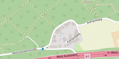 Monteurzimmer auf Satellitenbild
