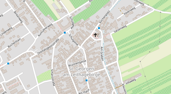 Monteurzimmer auf Satellitenbild