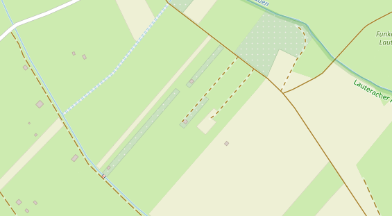 Monteurzimmer auf Satellitenbild