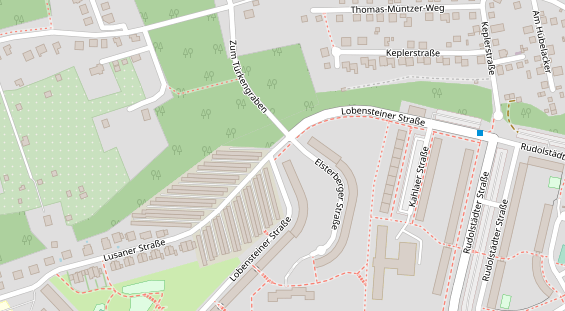 Monteurzimmer auf Satellitenbild