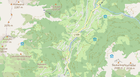 Monteurzimmer auf Karte