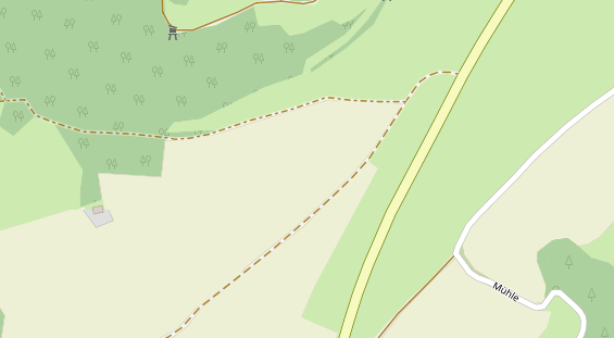 Monteurzimmer auf Satellitenbild