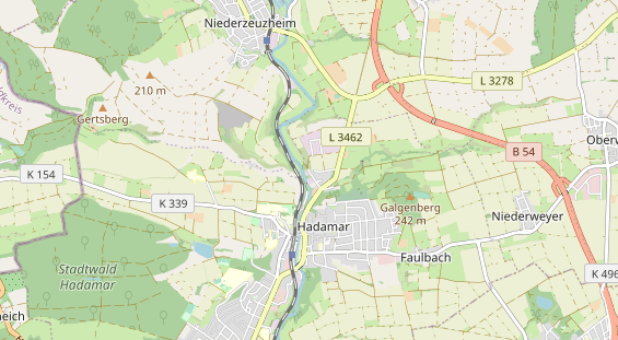 Monteurzimmer auf Karte