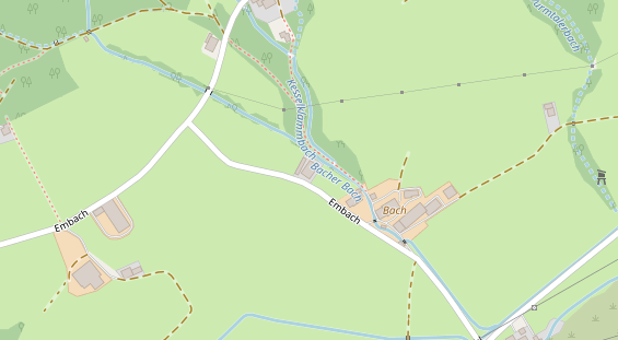 Monteurzimmer auf Satellitenbild