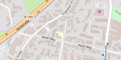 Monteurzimmer auf Satellitenbild