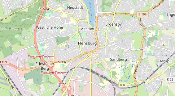 Monteurzimmer auf Karte