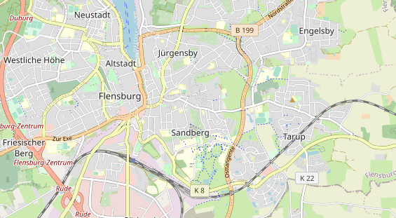 Monteurzimmer auf Karte