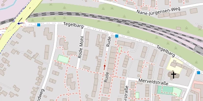 Monteurzimmer auf Satellitenbild