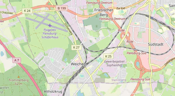 Monteurzimmer auf Karte