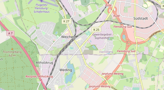 Monteurzimmer auf Karte