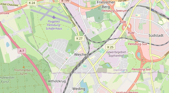 Monteurzimmer auf Karte