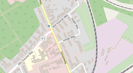 Monteurzimmer auf Satellitenbild