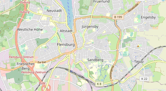 Monteurzimmer auf Karte