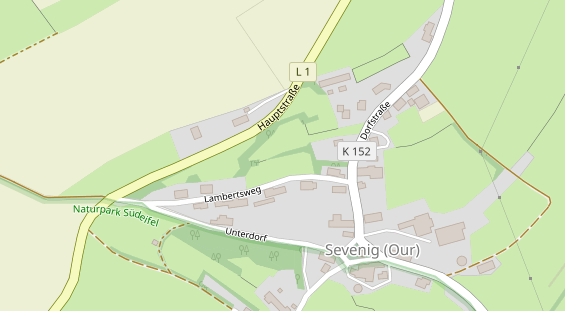 Monteurzimmer auf Satellitenbild