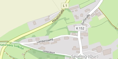 Monteurzimmer auf Satellitenbild