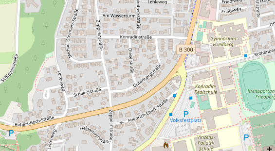 Monteurzimmer auf Karte