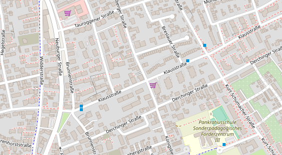 Monteurzimmer auf Satellitenbild