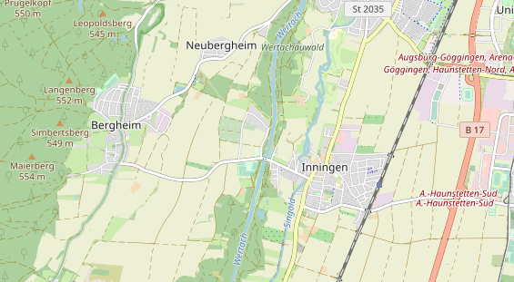 Monteurzimmer auf Karte