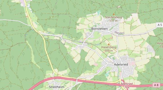 Monteurzimmer auf Karte