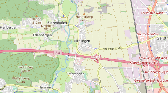 Monteurzimmer auf Karte