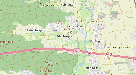 Monteurzimmer auf Karte