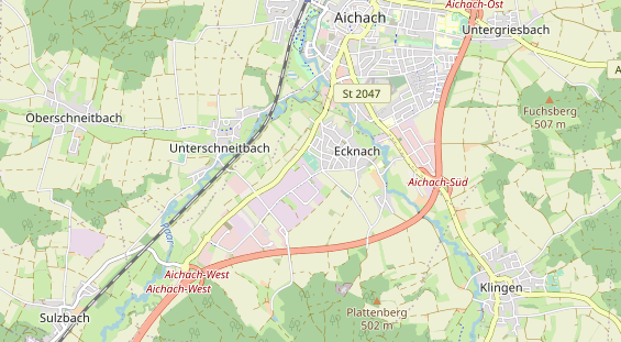 Monteurzimmer auf Karte