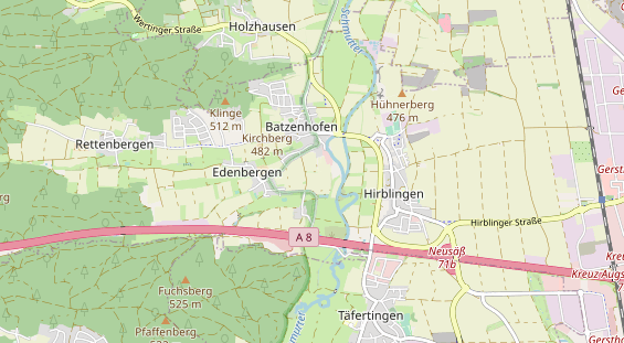 Monteurzimmer auf Karte