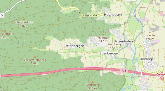 Monteurzimmer auf Karte