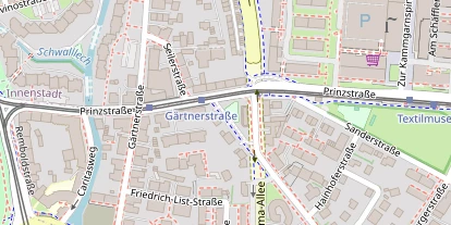 Monteurzimmer auf Satellitenbild
