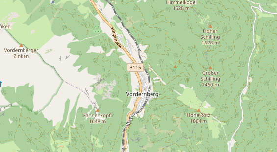 Monteurzimmer auf Karte